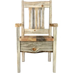 Lima Live Edge 32 Inch Dining Side Chair - Clear Lacquer