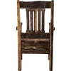 Lima Live Edge 32 Inch Dining Side Chair - Provincial Stain