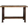 Lima Console Table with Shelf & Provincial Stain - Copper Creek Legs