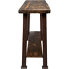 Lima Console Table with Shelf & Provincial Stain - Copper Creek Legs