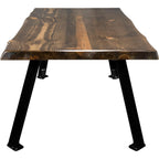 Lima Coffee Table with Blackstone Iron Legs - Provincial Stain