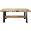 Lima Coffee Table with Shelf & Copper Creek Legs - Clear Lacquer