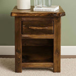 Lima Live Edge 25 Inch Nightstand - Provincial Stain
