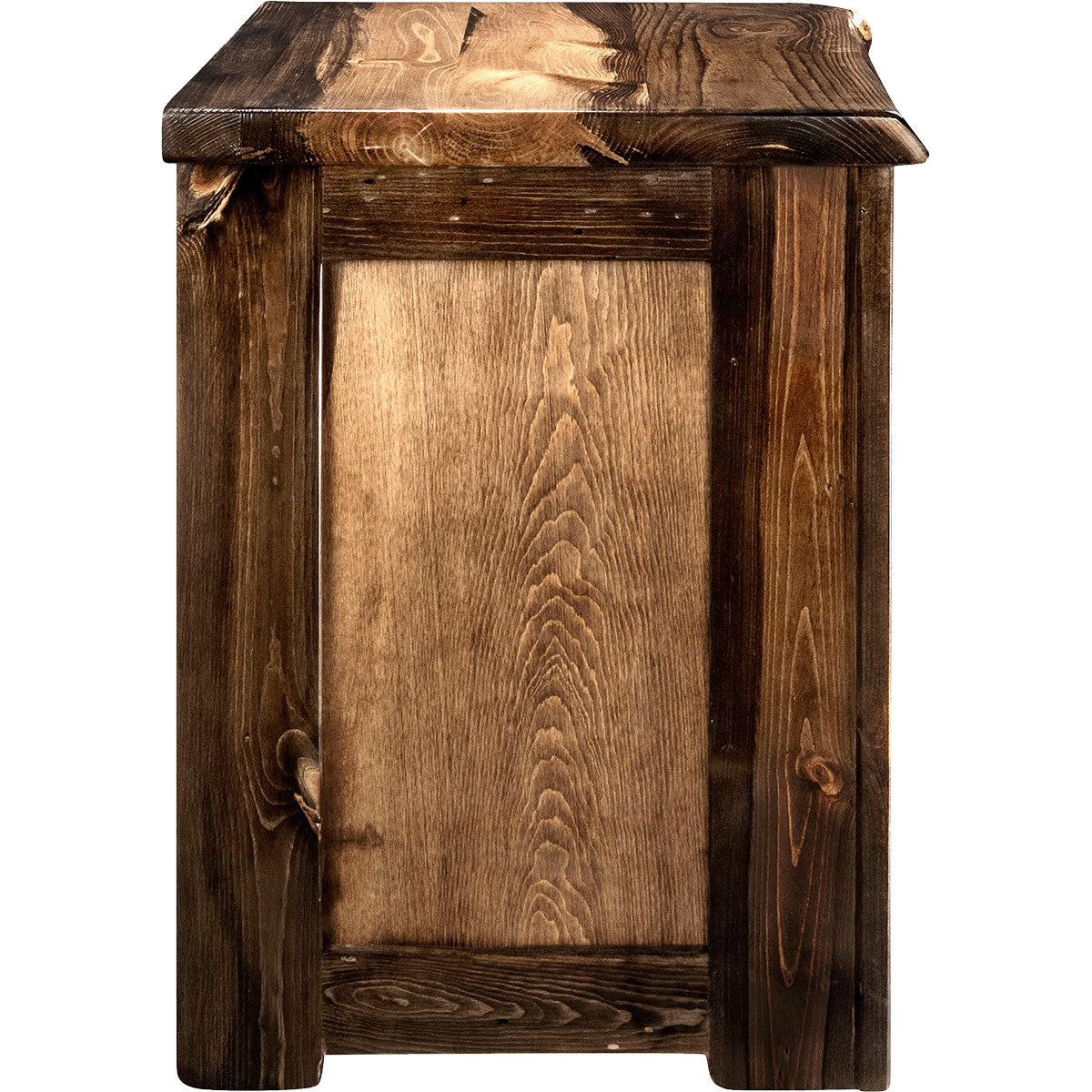 Lima Live Edge 25 Inch Nightstand - Provincial Stain