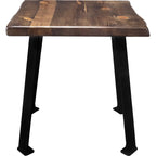 Lima Live Edge End Table with Provincial Stain - Blackstone Legs