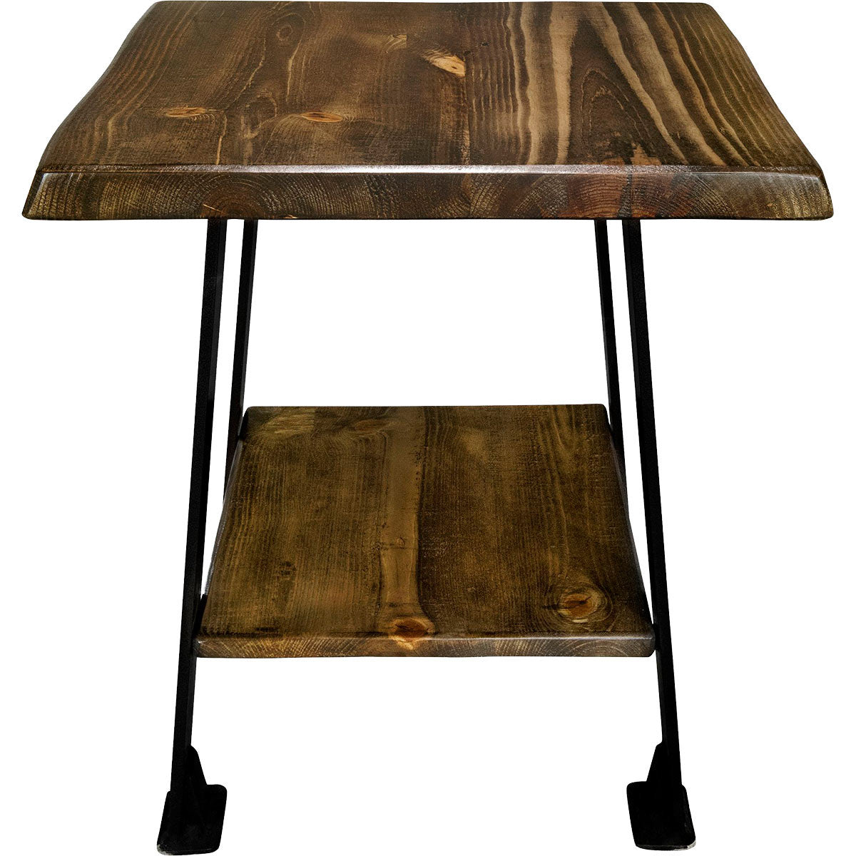 Lima End Table with Shelf - Provincial Stain