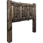 Lima Live Edge Headboard with Jacobean Stain - Cal King