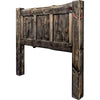 Lima Live Edge Headboard with Jacobean Stain - Cal King