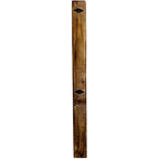 Lima Sawn Headboard with Iron & Provincial Stain - Cal King