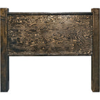 Lima Sawn Headboard with Iron & Jacobean Stain - Full