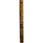 Lima Sawn Headboard with Iron & Provincial Stain - Full