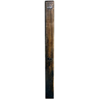 Lima Sawn Headboard with Iron & Jacobean Stain - King