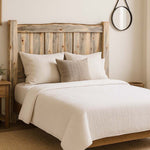 Lima Live Edge Headboard with Clear Lacquer - Queen