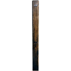 Lima Sawn Headboard with Iron & Jacobean Stain - Twin