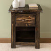 Lima Live Edge 30 Inch Nightstand - Jacobean Stain