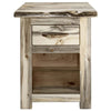 Lima Live Edge 30 Inch Nightstand - Clear Lacquer