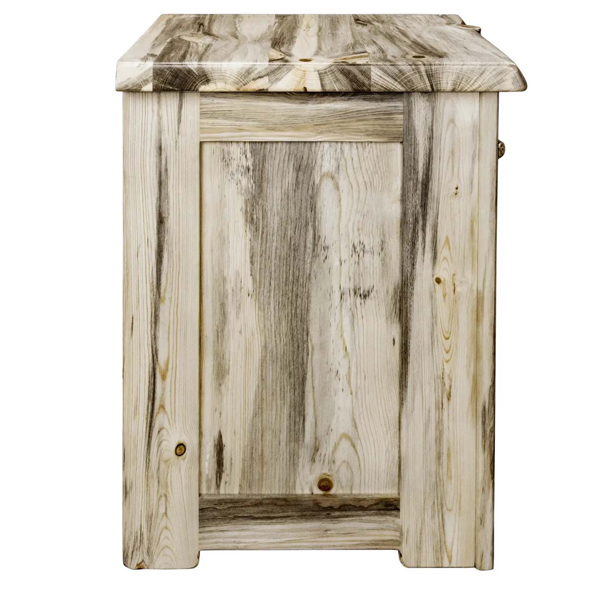 Lima Live Edge 30 Inch Nightstand - Clear Lacquer