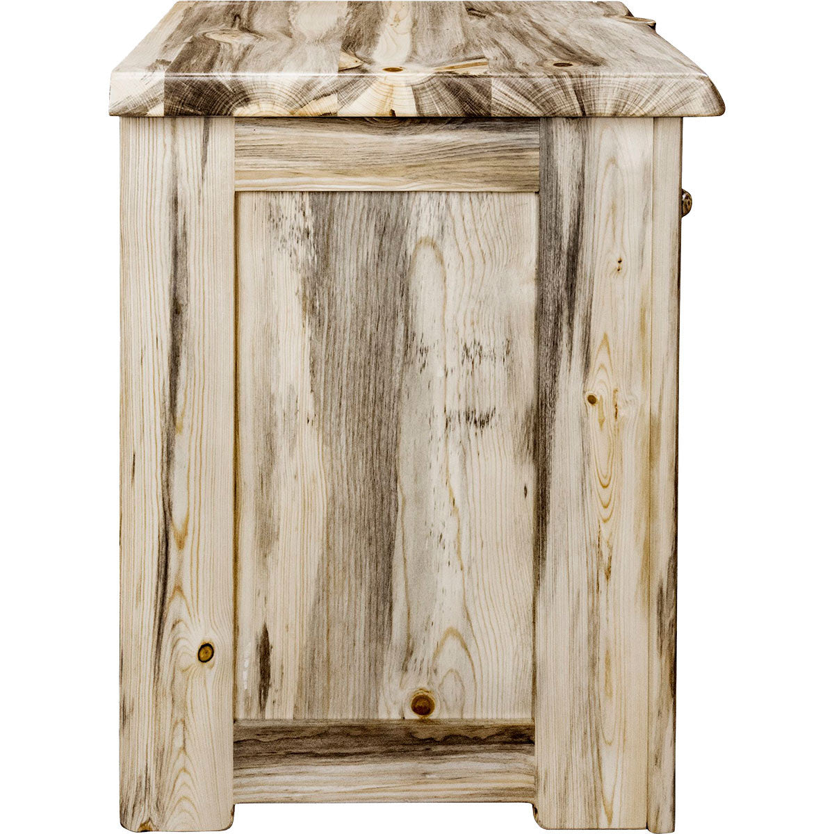 Lima Live Edge 30 Inch Nightstand - Clear Lacquer