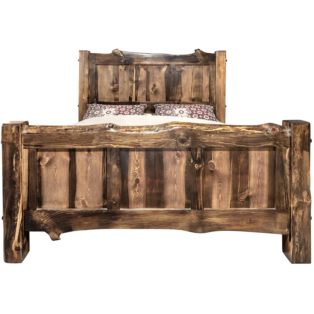 Lima Live Edge Bed with Provincial Stain - Cal King