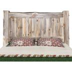 Lima Live Edge Bed with Clear Lacquer - King