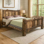 Lima Live Edge Bed with Provincial Stain - King