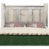 Lima Sawn Bed with Iron & Clear Lacquer - King
