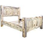 Lima Live Edge Bed with Clear Lacquer - Queen