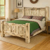 Lima Live Edge Bed with Clear Lacquer - Twin