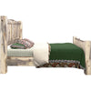 Lima Live Edge Bed with Clear Lacquer - Twin