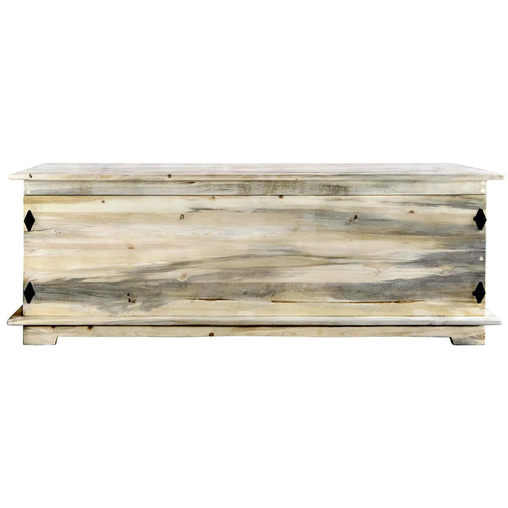 Lima Sawn 4 Foot Blanket Chest - Clear Lacquer