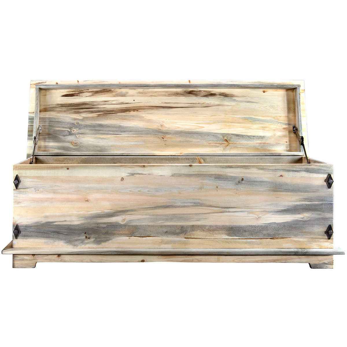 Lima Sawn 4 Foot Blanket Chest - Clear Lacquer