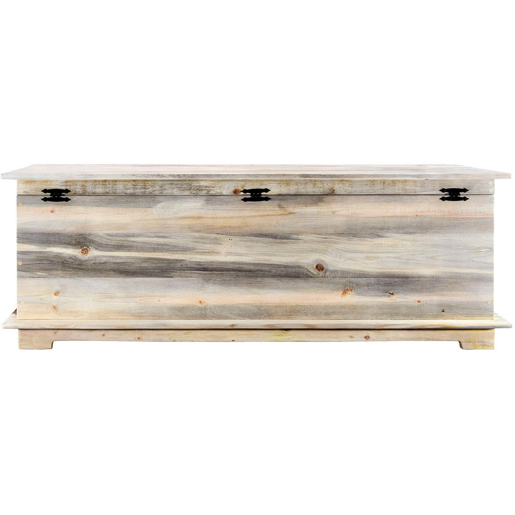 Lima Sawn 4 Foot Blanket Chest - Clear Lacquer