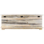 Lima Sawn 4 Foot Blanket Chest - Clear Lacquer