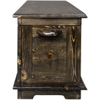 Lima Live Edge 5 Foot Blanket Chest - Jacobean Stain