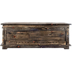 Lima Live Edge 5 Foot Blanket Chest - Jacobean Stain