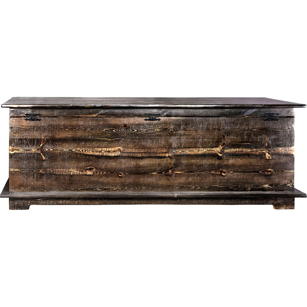 Lima Sawn 5 Foot Blanket Chest - Jacobean Stain
