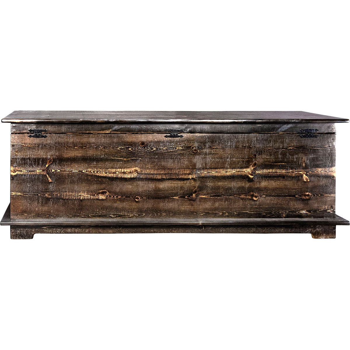 Lima Sawn 5 Foot Blanket Chest - Jacobean Stain