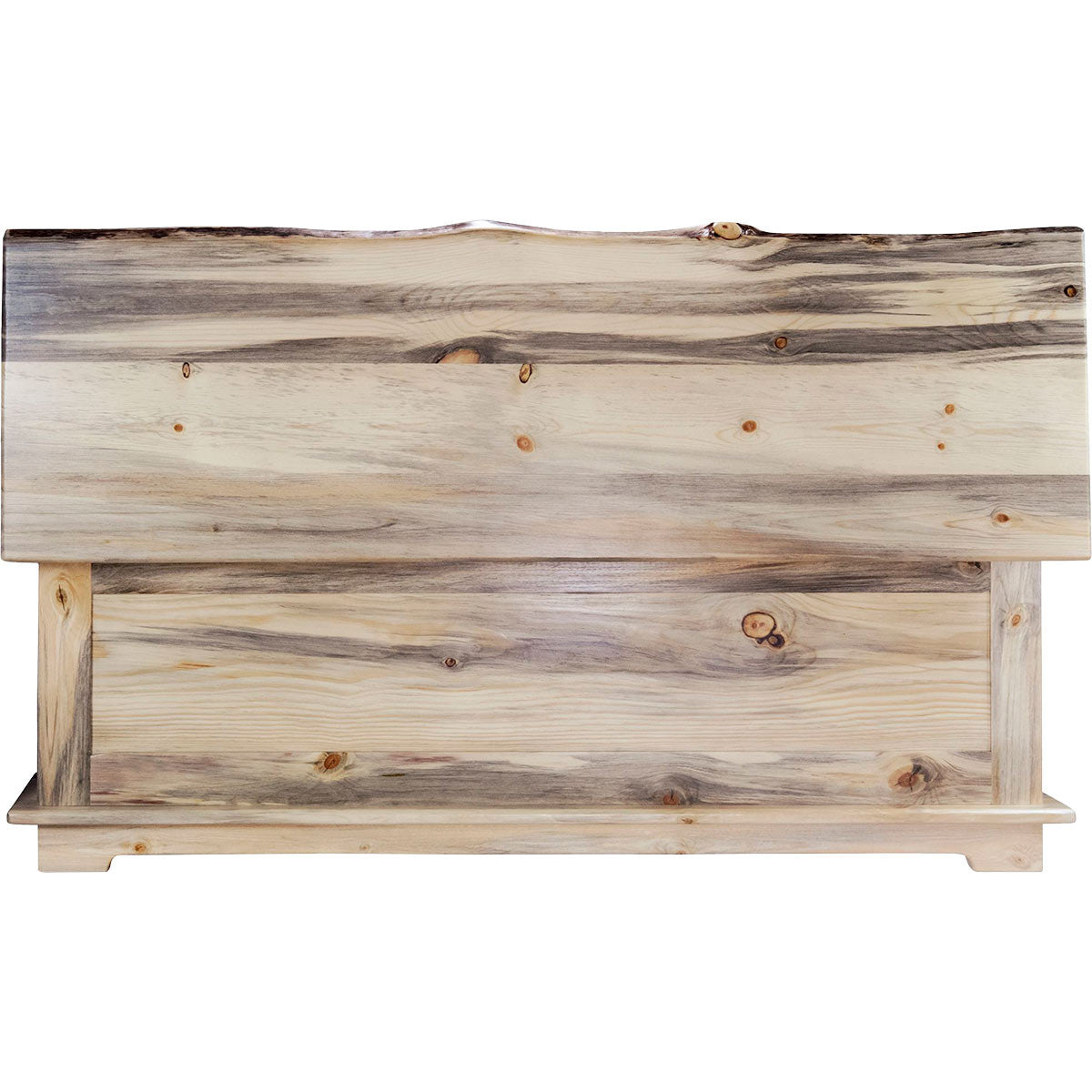 Lima Live Edge 6 Foot Blanket Chest - Clear Lacquer
