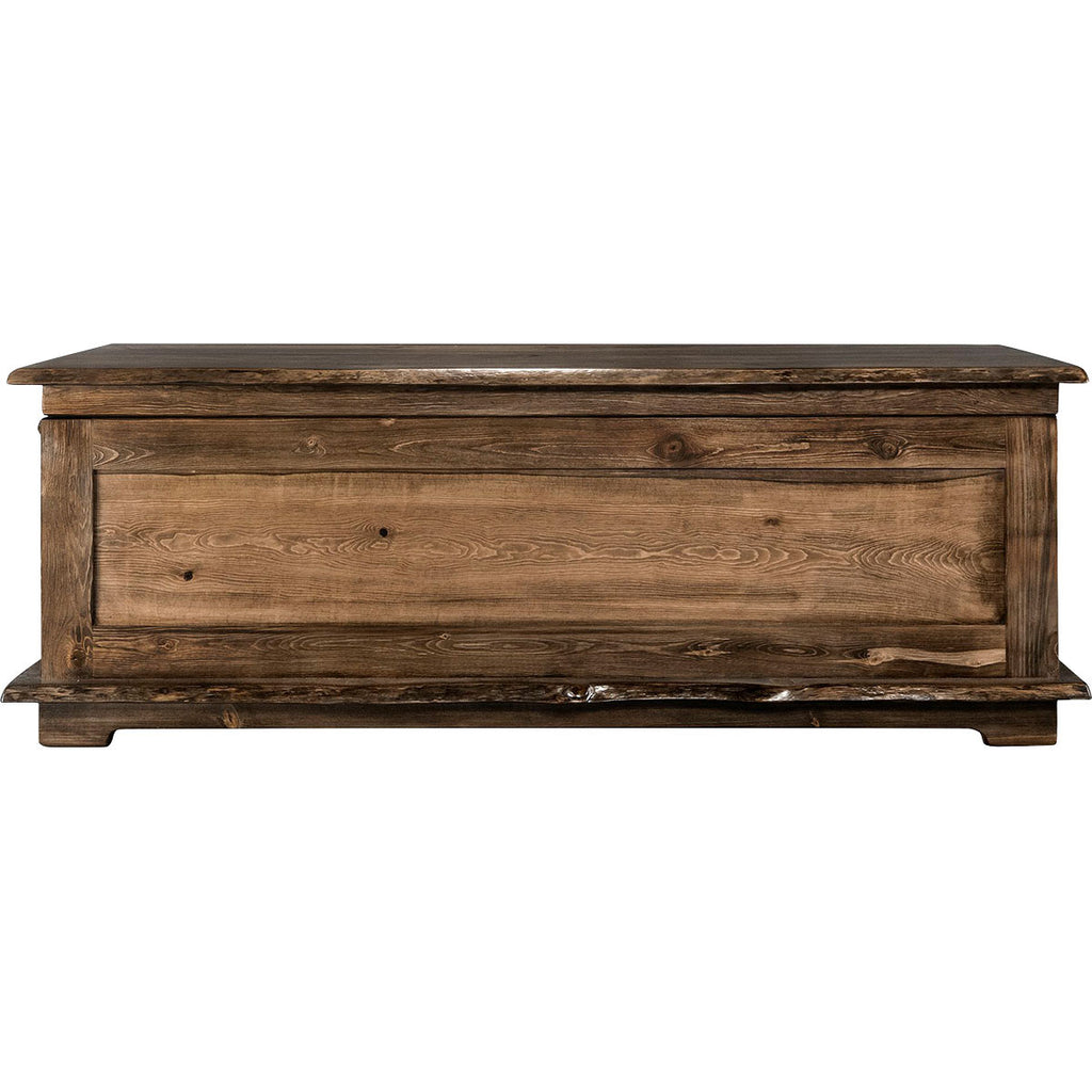 Lima Live Edge 6 Foot Blanket Chest - Provincial Stain