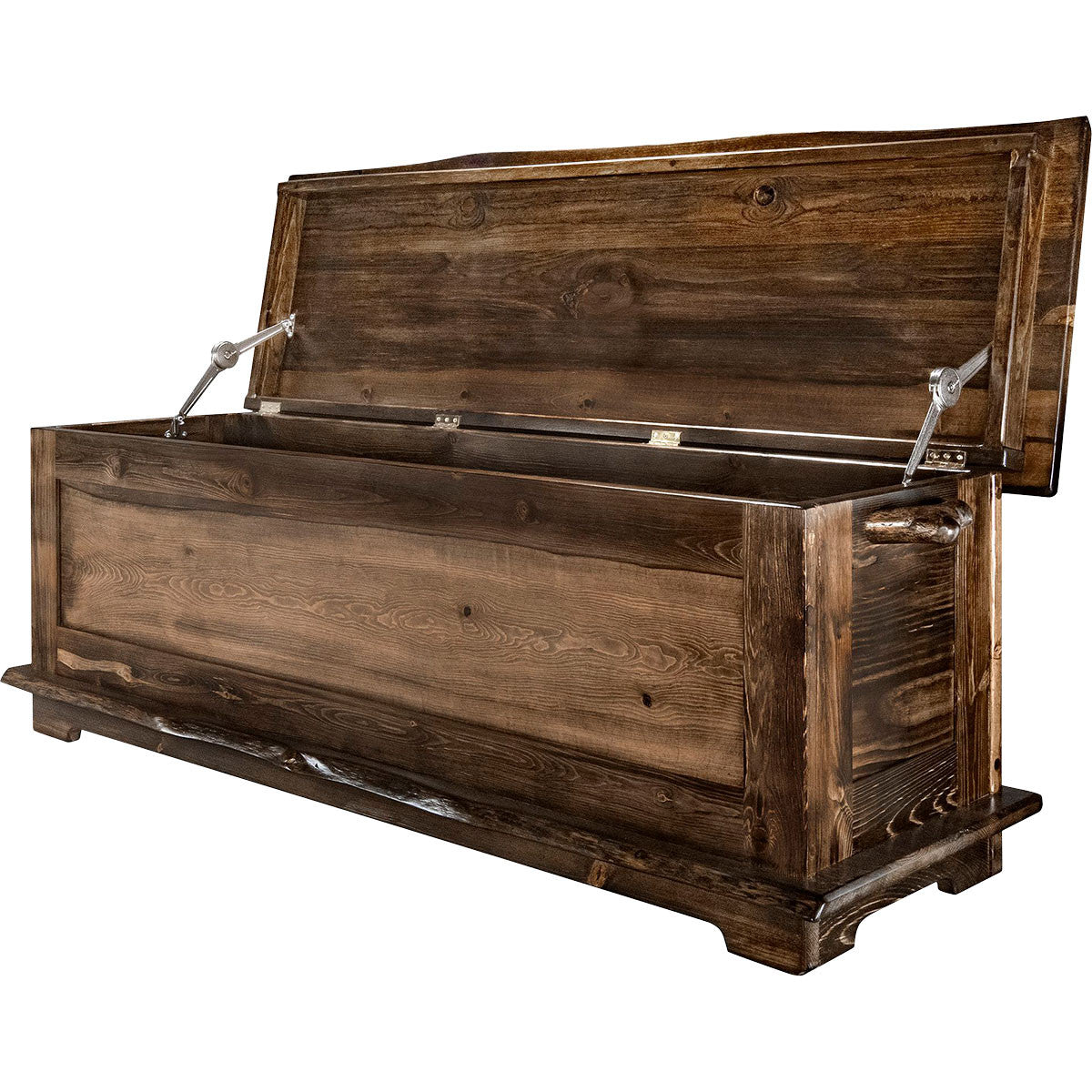 Lima Live Edge 6 Foot Blanket Chest - Provincial Stain