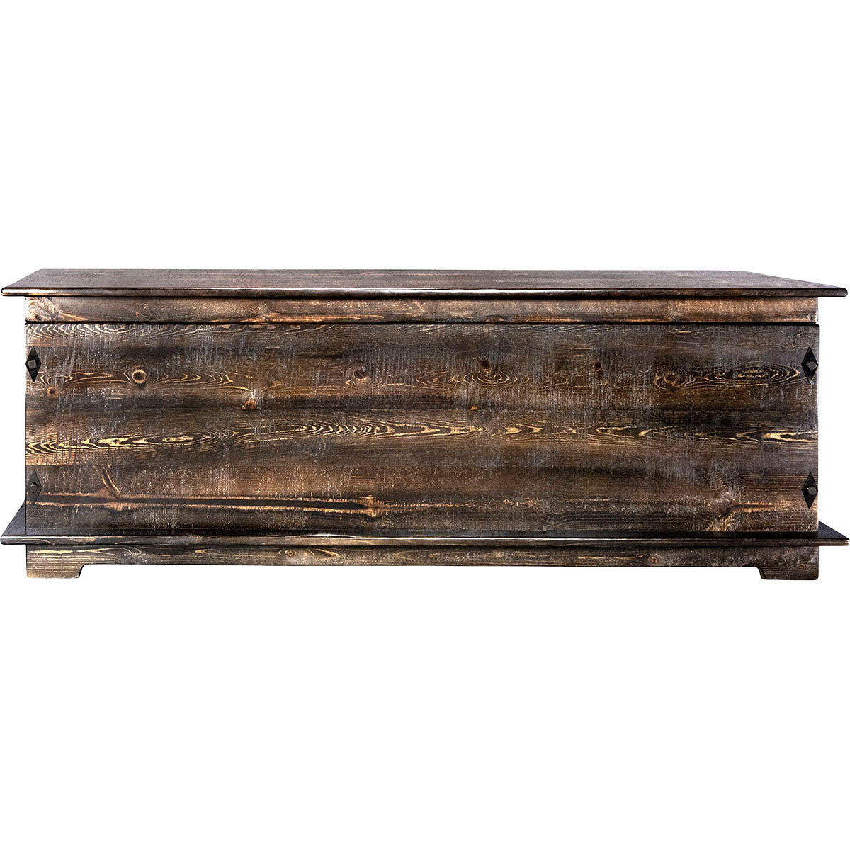 Lima Sawn 6 Foot Blanket Chest - Jacobean Stain