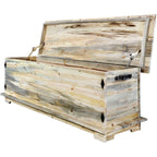 Lima Sawn 6 Foot Blanket Chest - Clear Lacquer