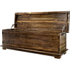 Lima Sawn 6 Foot Blanket Chest - Provincial Stain