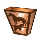 Horses Wall Sconce