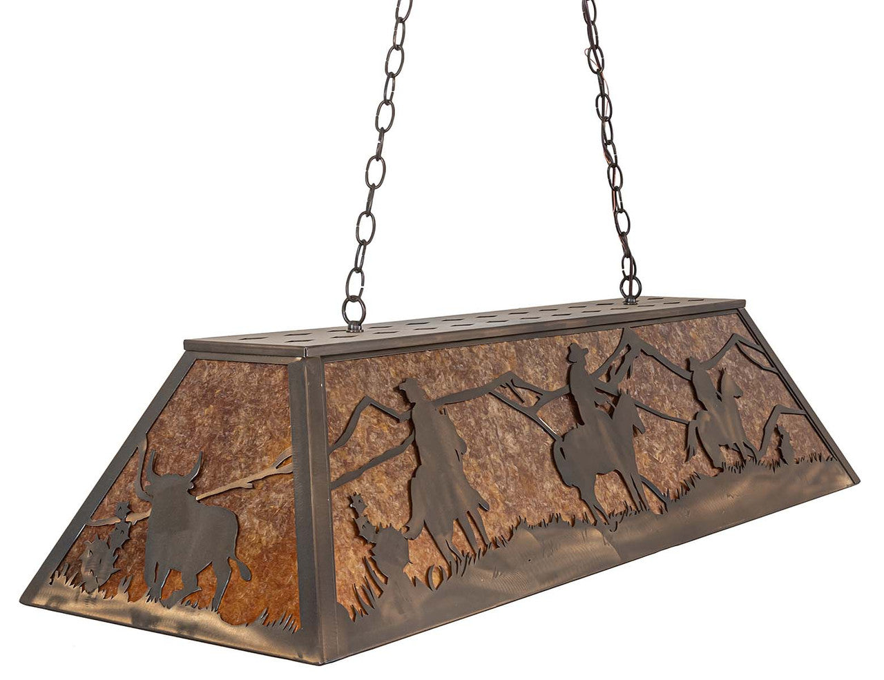 Desert Rustlers Oblong Pendant Light