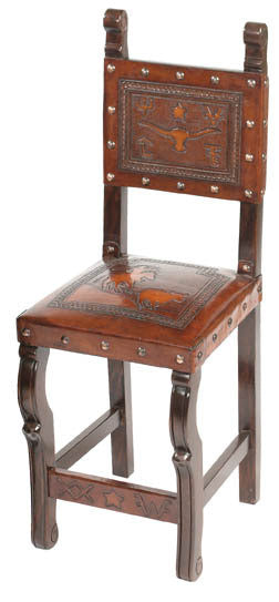 Western Spanish Heritage Counterstools - Set of 2