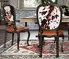 Cowhide Accent Dining Chair