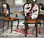 Cowhide Accent Dining Chair