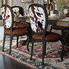 Cowhide Accent Dining Chair