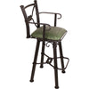 Coronado Swivel Barstool w/Arms - Colonial Sage Green